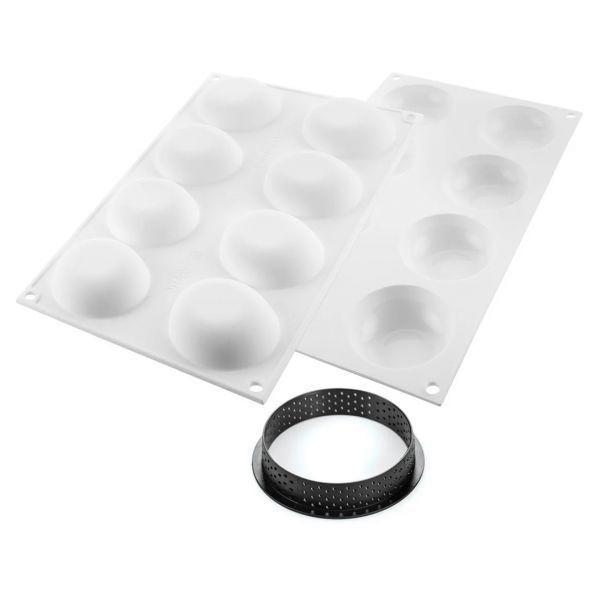 KIT TARTE RING PALET D70 MM Набір форм для тартів PALET 47 мл KIT TARTE RING PALET D70 MM фото