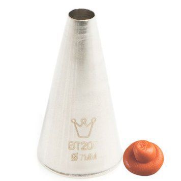 BT 207 Кондитерская насадка ROUND d 7 мм BT 207 фото