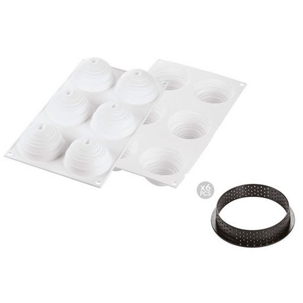 KIT TARTE RING MONTBLANC D80 MM Набір форм для тартів MONTBLANC KIT TARTE RING MONTBLANC D80 MM фото