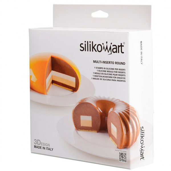 Silikomart Силиконовая форма для десертов двусторонняя 18 мл, 300 мл, 600 мл MULTI-INSERTO ROUND MULTI-INSERTO ROUND фото