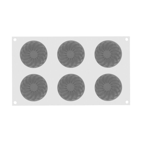 PLEINCOEUR ROUND 142 Силиконовая форма для десертов Круглый кекс PLEINCOEUR ROUND 142 фото