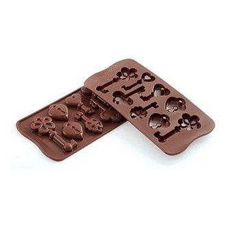 SCG033 Силиконовая форма для шоколада CHOCO KEYS 8 м SCG033 фото