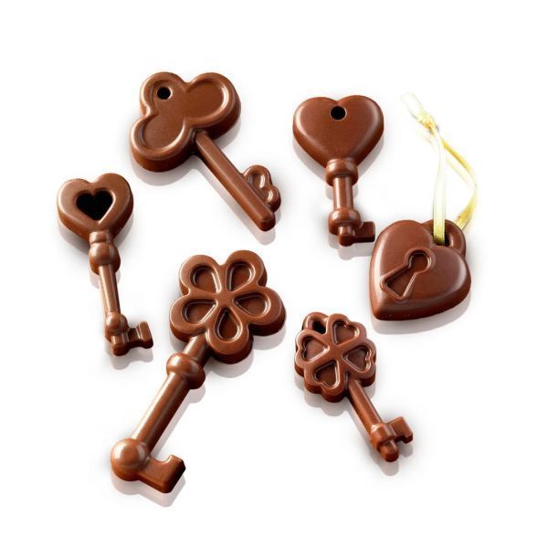 SCG033 Силіконова форма для шоколаду CHOCO KEYS 8 м SCG033 фото