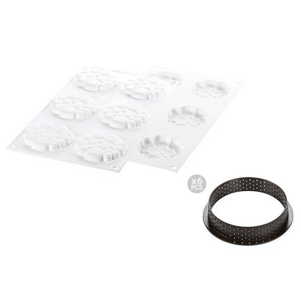 KIT TARTE RING PARADIS D80 MM Набір форм для тартів PARADIS KIT TARTE RING PARADIS D80 MM фото