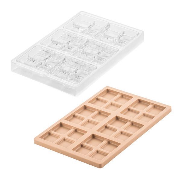 CH021 - KIT BLOCCO T Формы для шоколада KIT BLOCCO T 6х77 мл CH021 - KIT BLOCCO T фото