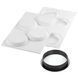 KIT TARTE RING ROUND D100 MM Набір форм для тартів ROUND d 10 cм KIT TARTE RING ROUND D100 MM фото 5