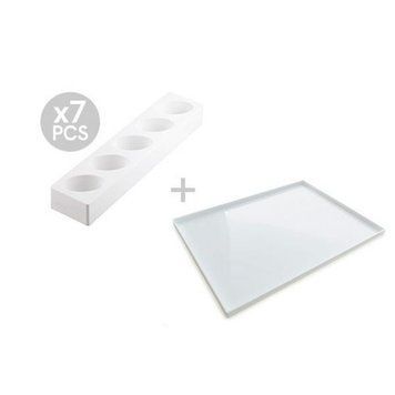 MULTIFLEX OVAL 125/7 Силиконовая форма для десертов MULTIFLEX OVAL 125 мл х 35 шт MULTIFLEX OVAL 125/7 фото