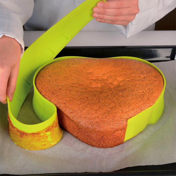 Free Bake Силіконова стрічка + 4 фігурні підложки для десертів Free Bake фото