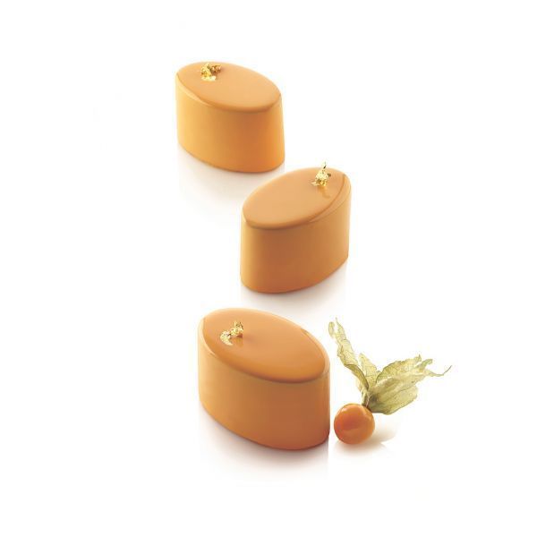 MULTIFLEX OVAL 125/7 Силіконова форма для десертів MULTIFLEX OVAL 125 мл х 35 шт MULTIFLEX OVAL 125/7 фото