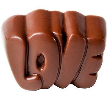 1744 CW Форма для шоколада поликарбонатная Love 10,5 г 1744 CW фото