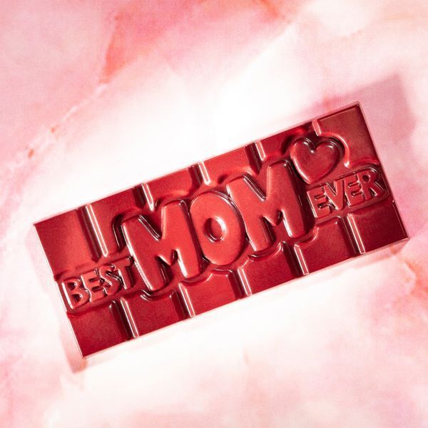 12016 CW Форма для шоколаду полікарбонатна "Best mom ever" 118х50 мм h 8 мм, 1х4 шт./45 г 12016 CW фото