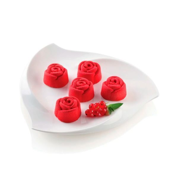 SF074/C Силіконова форма для десертів SMALL ROSE SF074/C фото
