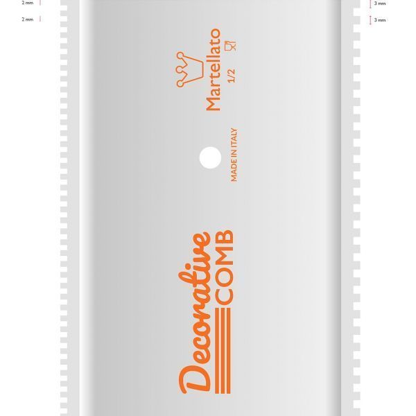 PD 1/2 Скребок для декору з подвійним візерунком PD 1/2 фото