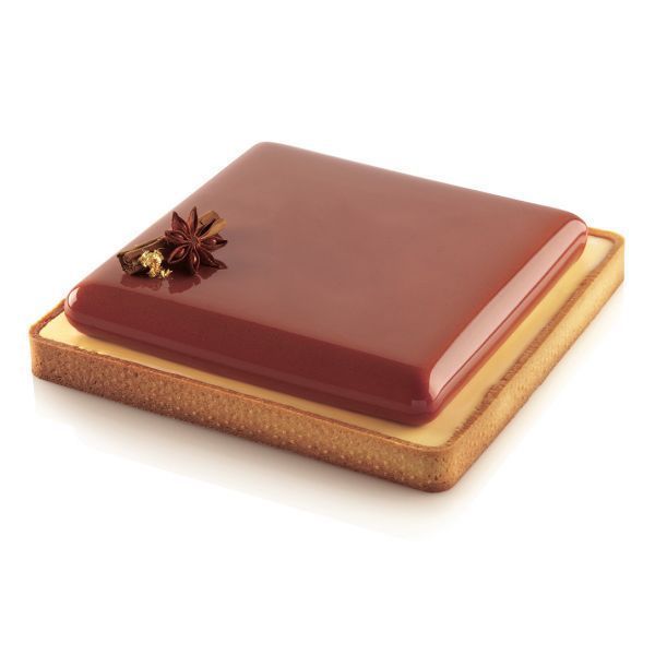 KIT TARTE RING SQUARE 200x200 MM Форма для тарта SQUARE KIT TARTE RING SQUARE 200x200 MM фото