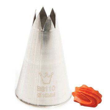 BS 110 Кондитерская насадка OPEN STAR d 10 мм BS 110 фото