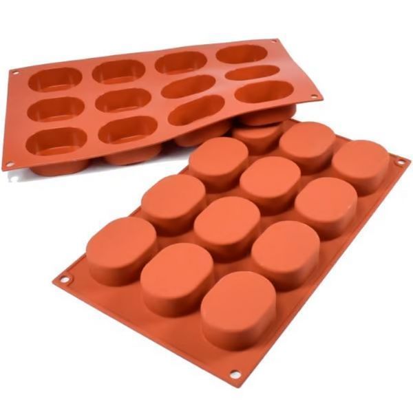 SF326/C Силіконова форма для десертів OVALS 48 мл SF326/C фото