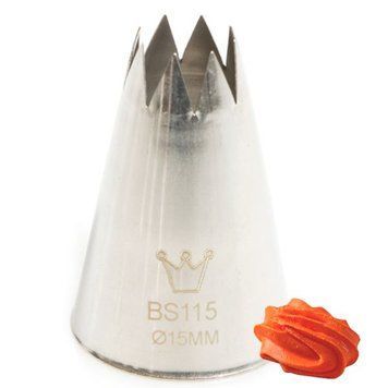 BS 115 Кондитерская насадка OPEN STAR d 15 мм BS 115 фото