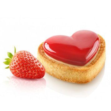 KIT TARTE RING AMORE 80x70 MM Форма для тартов AMORE 30 мл KIT TARTE RING AMORE 80x70 MM фото