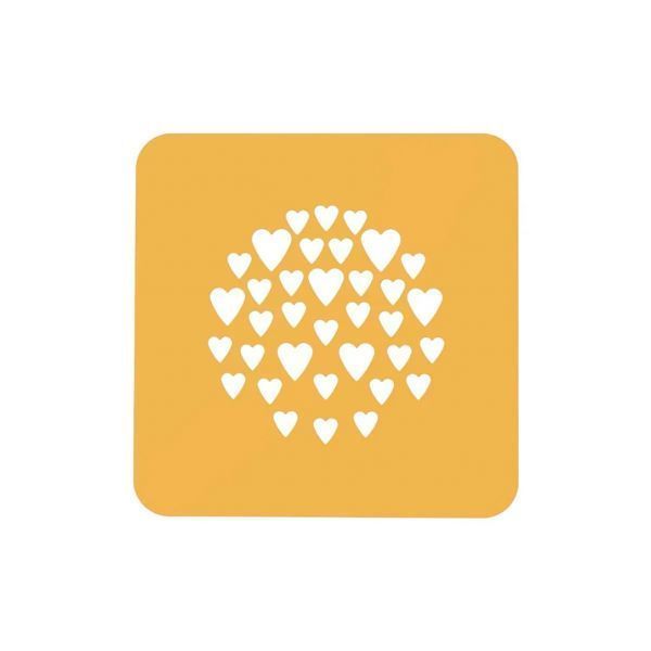 STENCIL CUORE Силиконовый коврик для декора Сердечка STENCIL CUORE фото