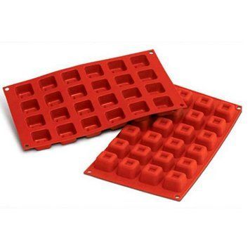 SF080/C Силиконовая форма для десертов SMALL SQUARE SAVARIN SF080/C фото