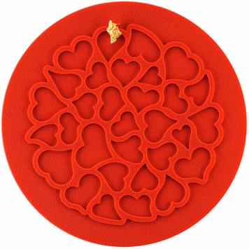 LOVE DECOR Силиконовый коврик для декора Сердце d 180 мм, h 1,50 мм LOVE DECOR фото