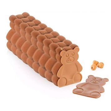 BUCHE PELUCHE 1100 Силиконовая форма для выпечки Бюш мишки BUCHE PELUCHE 1100 фото