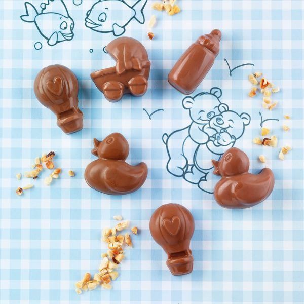Silikomart Форма для шоколада "CHOCO BABY" 8 мл х 12 шт. (35х32х15 мм) SCG043 SCG043 фото