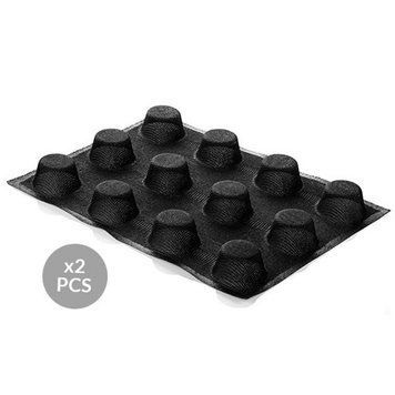 AIR PLUS 13 ROUND Набор силиконовых форм для выпечки 2 шт с перфорацией КРУГ d 6 см AIR PLUS 13 ROUND фото