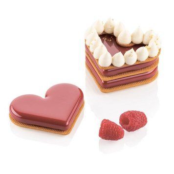 LEVEL HEARTS 35 Силиконовая форма для десертов LEVEL HEARTS 35 мл LEVEL HEARTS 35 фото