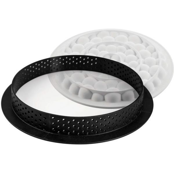 KIT TARTE RING BUBBLE D190 MM Форма для тартів BUBBLE 370 мл KIT TARTE RING BUBBLE D190 MM фото