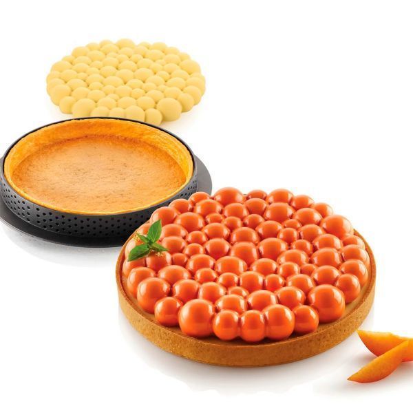 KIT TARTE RING BUBBLE D190 MM Форма для тартів BUBBLE 370 мл KIT TARTE RING BUBBLE D190 MM фото