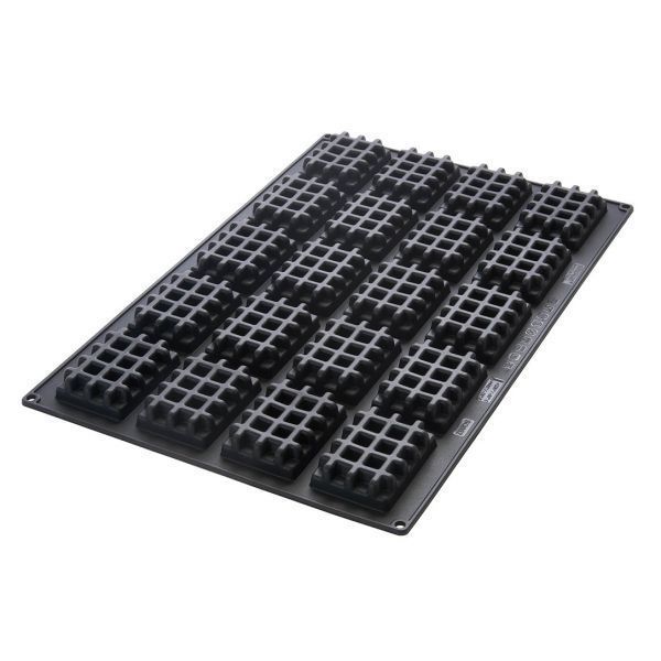 SQ052/YL Силіконова форма для десертів ВАФЛЯ 9,5х7 см SQ052/YL фото