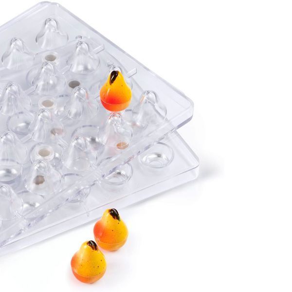 20FRUIT02 Форма для шоколаду полікарбонатна Груша 20FRUIT02ВП фото