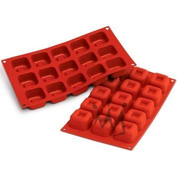 SF081/C Силиконовая форма для десертов MEDIUM SQUARE SAVARIN SF081/C фото