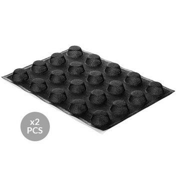 AIR PLUS 18 ROUND Набор силиконовых форм для выпечки 2 шт с перфорацией КРУГ d 4,8 см AIR PLUS 18 ROUND фото