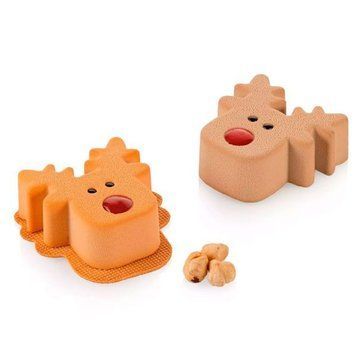 RUDOLPH 100 Силиконовая форма для десертов Новогодний олень RUDOLPH 100 фото