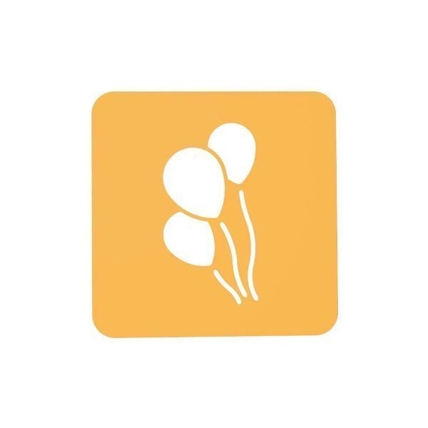 STENCIL PALLONCINO Силиконовый коврик для декора Шарики STENCIL PALLONCINO фото