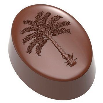 Chocolate World Форма для шоколаду полікарбонатна Пальма 1965 CW 1965 CW фото