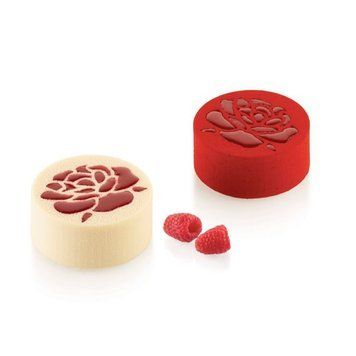 VALENTINE 110 Силиконовая форма для десертов с декором розы VALENTINE 110 фото