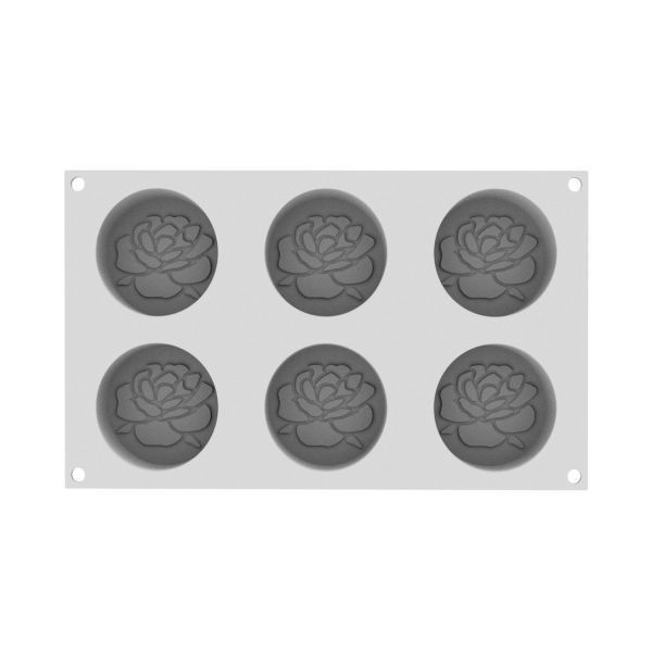 VALENTINE 110 Силиконовая форма для десертов с декором розы VALENTINE 110 фото