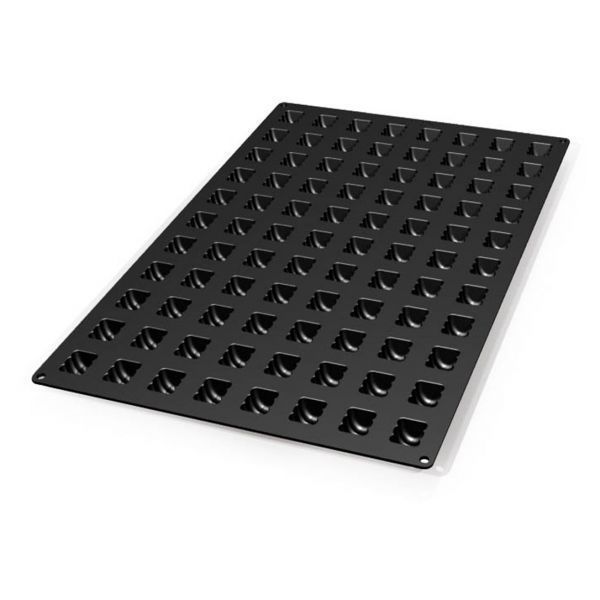 SQ048/YL Силіконова форма для десертів ХВИЛЯ 3х2,5 см SQ048/YL фото