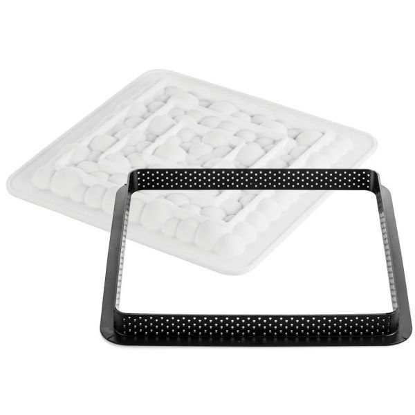 KIT TARTE RING BUBBLE 200x200 MM Форма для тартів BUBBLE 455 мл KIT TARTE RING BUBBLE 200x200 MM фото