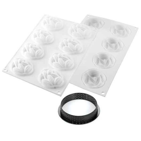 KIT TARTE RING COCOA D70 MM Набір форм для тартів COCOA KIT TARTE RING COCOA D70 MM фото