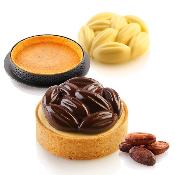 KIT TARTE RING COCOA D70 MM Набір форм для тартів COCOA KIT TARTE RING COCOA D70 MM фото