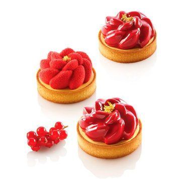 KIT TARTE RING FLEUR D80 MM Набор форм для тартов FLEUR KIT TARTE RING FLEUR D80 MM фото