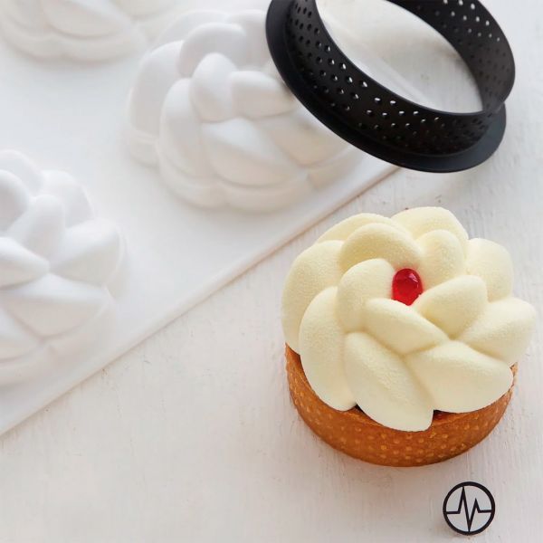 KIT TARTE RING FLEUR D80 MM Набір форм для тартів FLEUR KIT TARTE RING FLEUR D80 MM фото