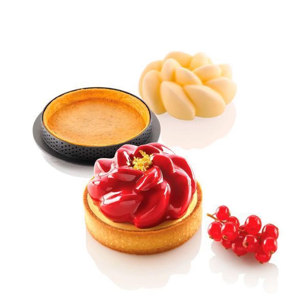 KIT TARTE RING FLEUR D80 MM Набір форм для тартів FLEUR KIT TARTE RING FLEUR D80 MM фото