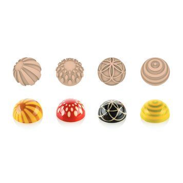 CHOCO STAMP A Набор силиконовых штампов для декорирования шоколада CHOCO STAMP A фото