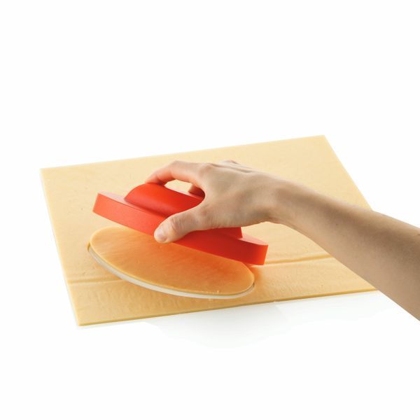 KIT 3D TARTE RING CABOSSA 120X40 MM Силиконовя форма для десертов Какао боб + каттер KIT 3D TARTE RING CABOSSA 120X40 MM фото