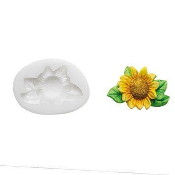 SLK061 Силиконовая форма для декора SUNFLOWER SLK061 фото